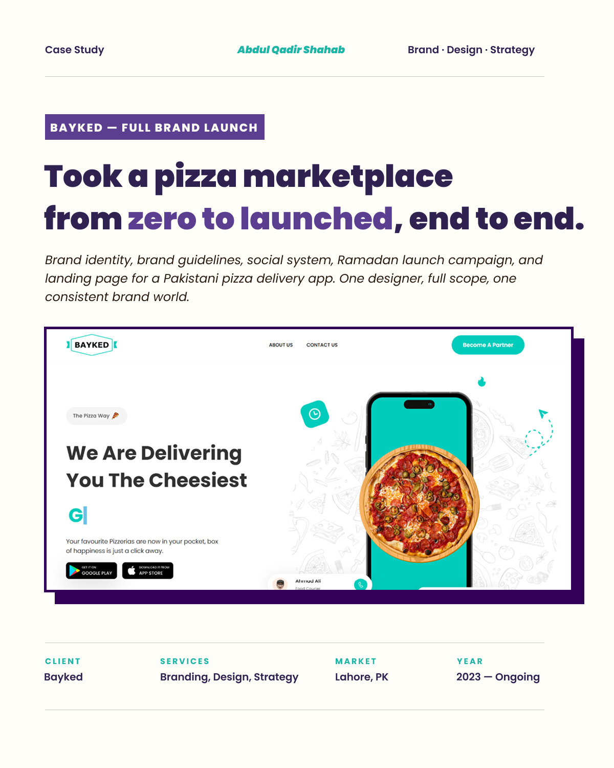 Bayked pizza preview
